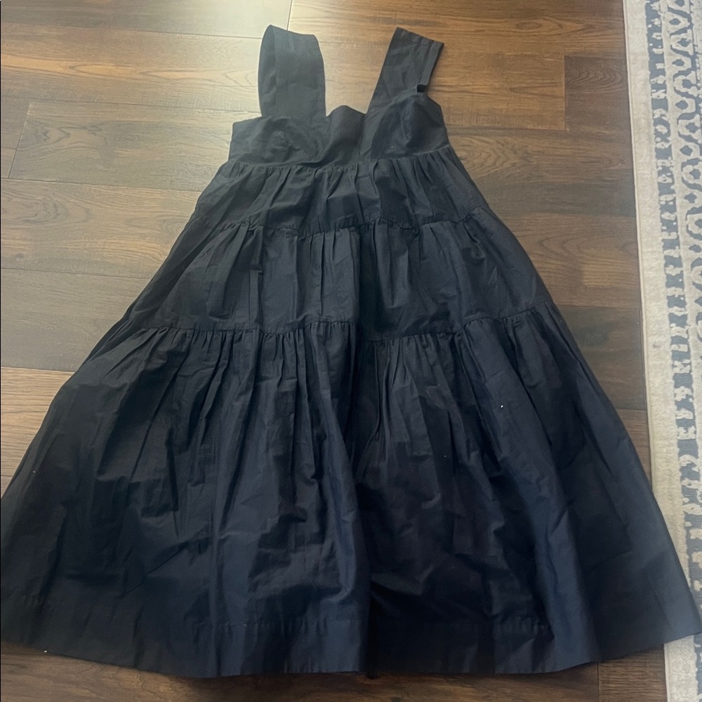 Anthropologie Helena Square Neck Tiered Midi Dress - image 1